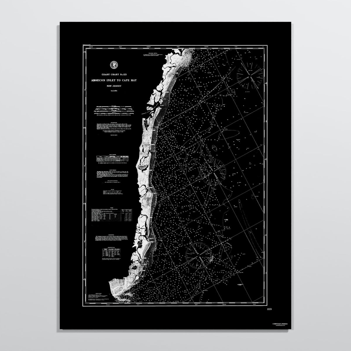 Absecon Inlet To Cape May NOIR