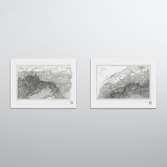 Alpi Italiano Diptych - M (45x60 cm / 18x24″) Print Only