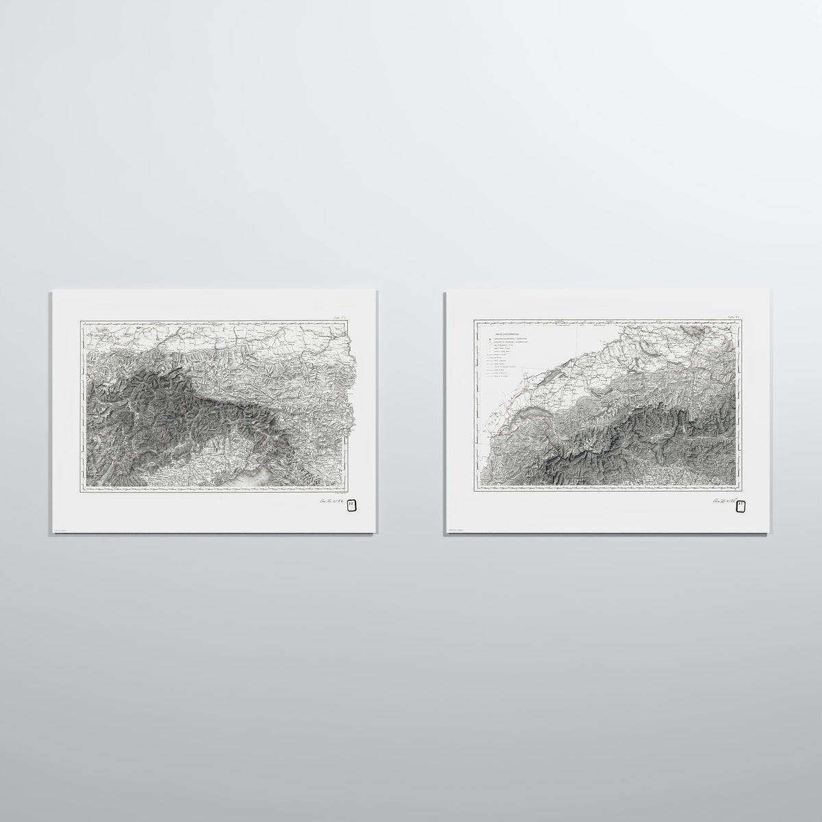 Alpi Italiano Diptych - M (45x60 cm / 18x24″) Print Only