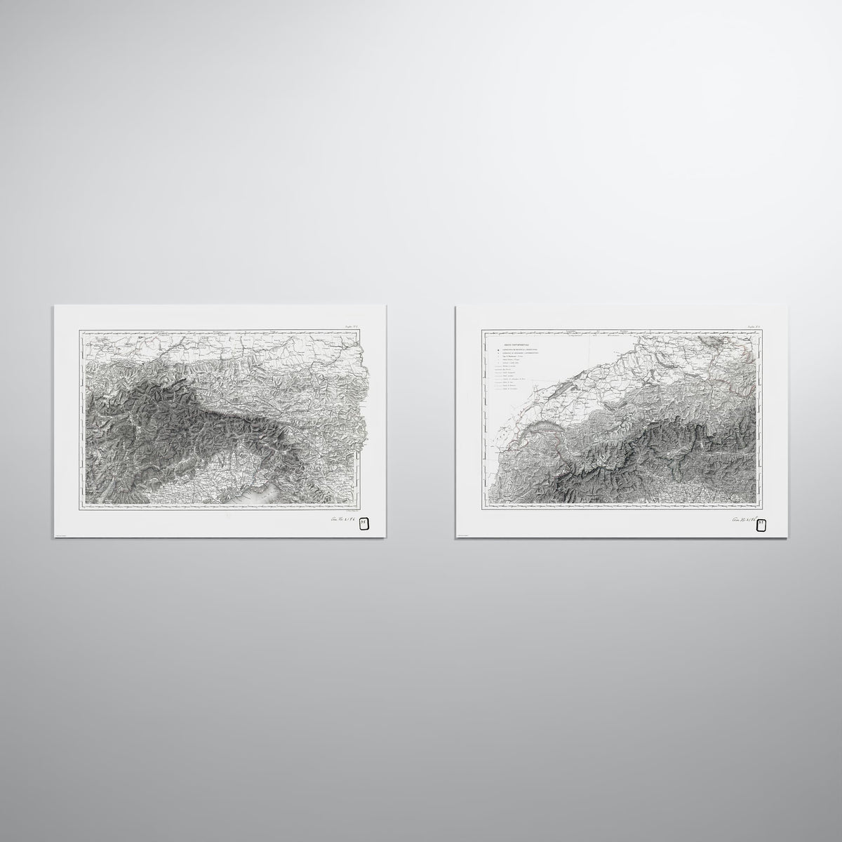 Alpi Italiano Diptych - XL (70x100 cm / 28x40″) Print Only