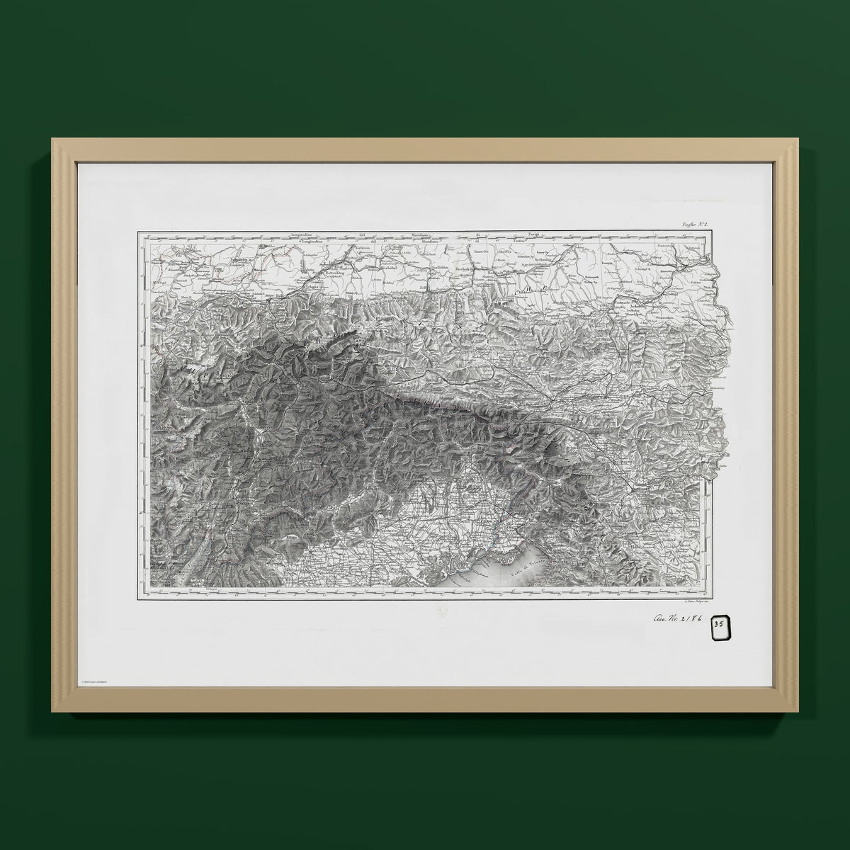 Alpi Italiano EST - M (45x60 cm / 18x24″) Natural Frame
