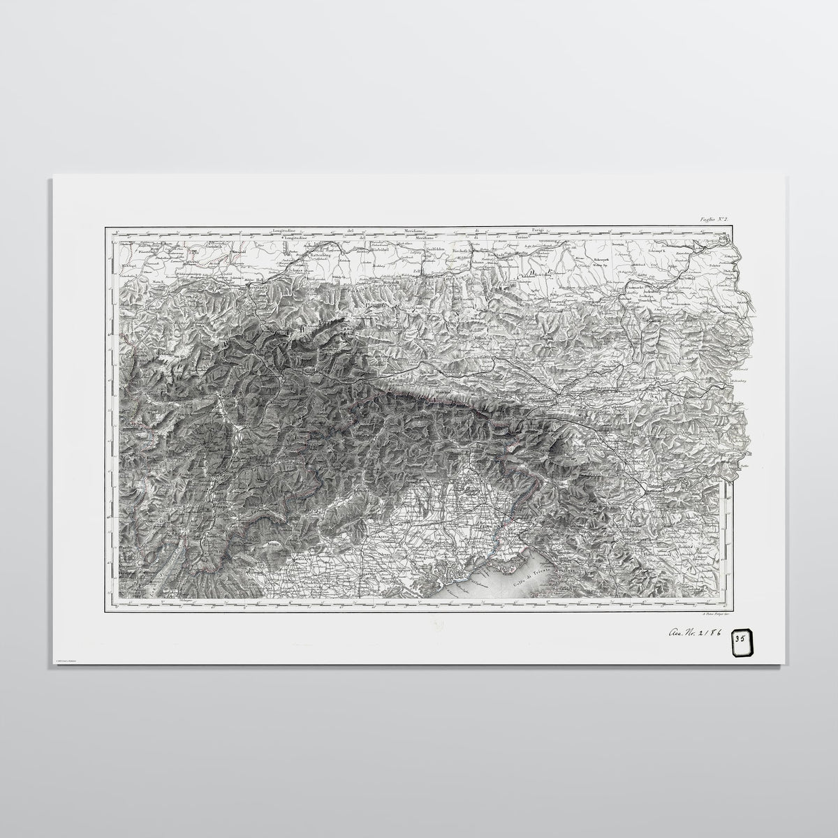 Alpi Italiano EST - L (60x90 cm / 24x36″) Print Only