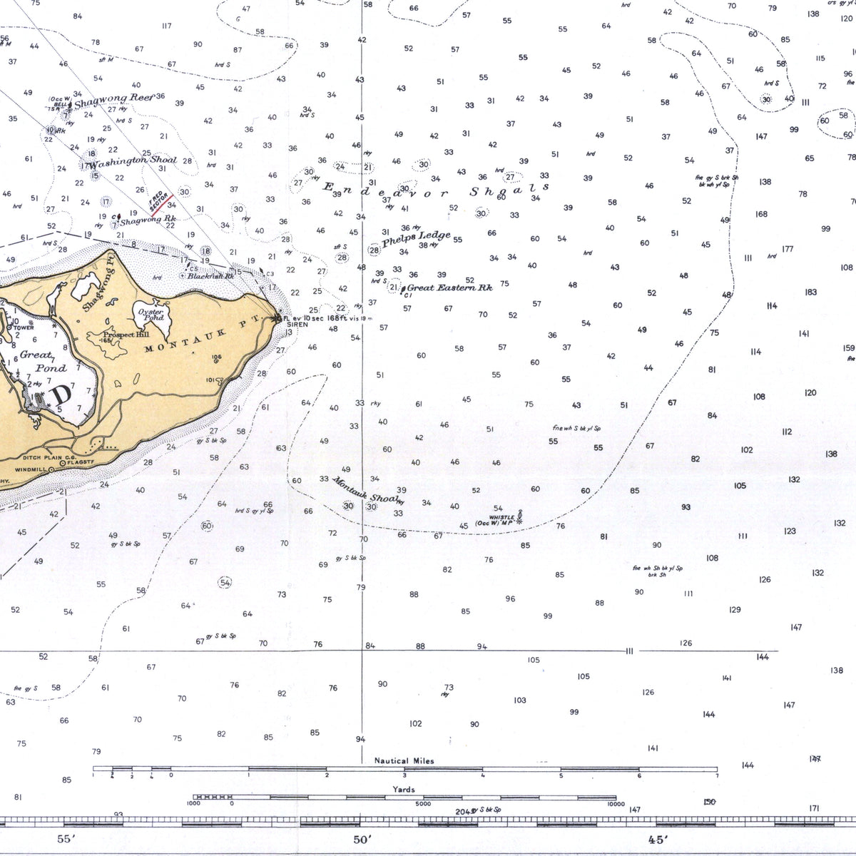 Block Island Sound and Approaches 1934