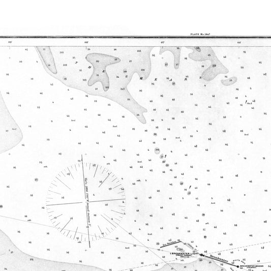 Cape Henlopen & the Delaware Breakwater 1883