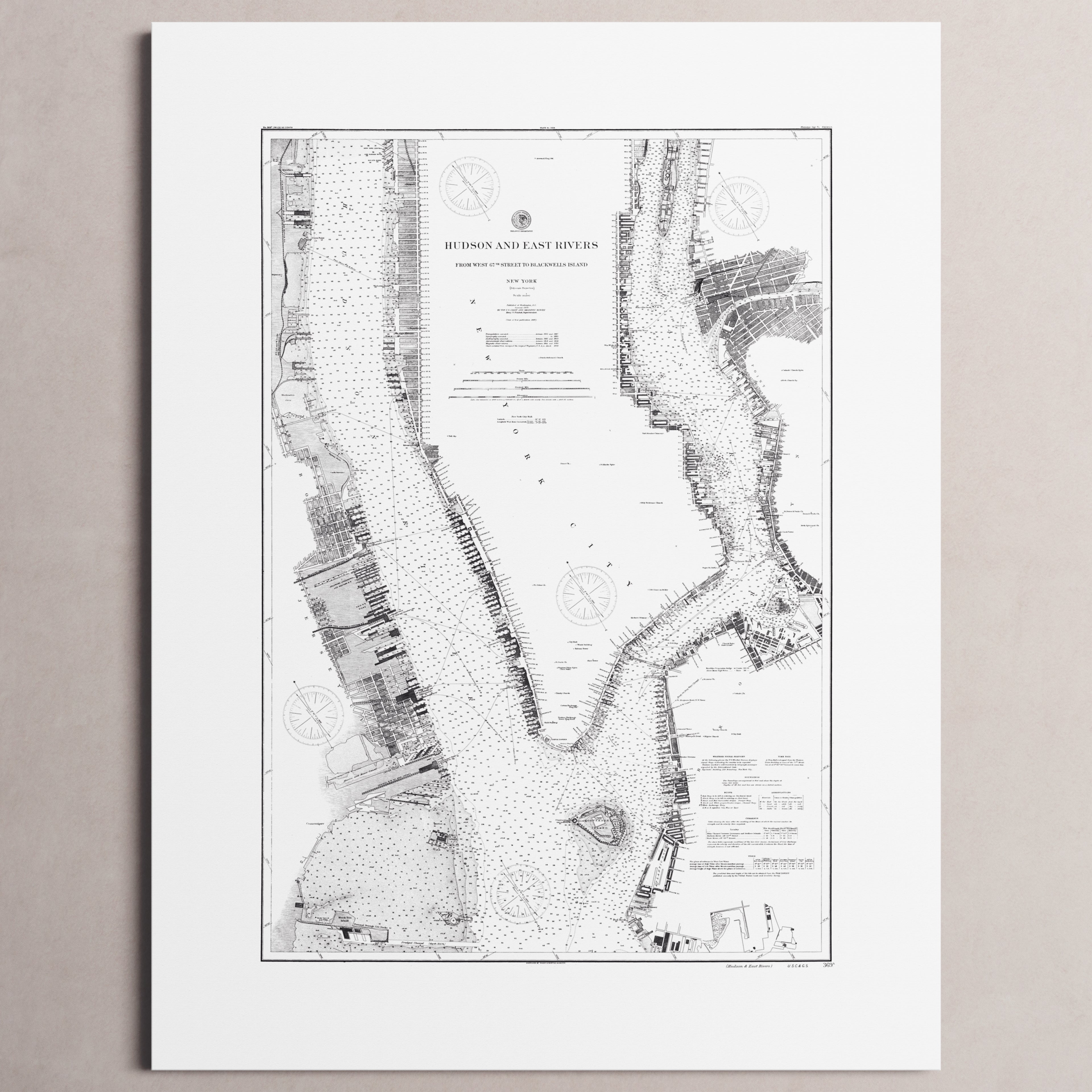 Hudson and East Rivers 1900