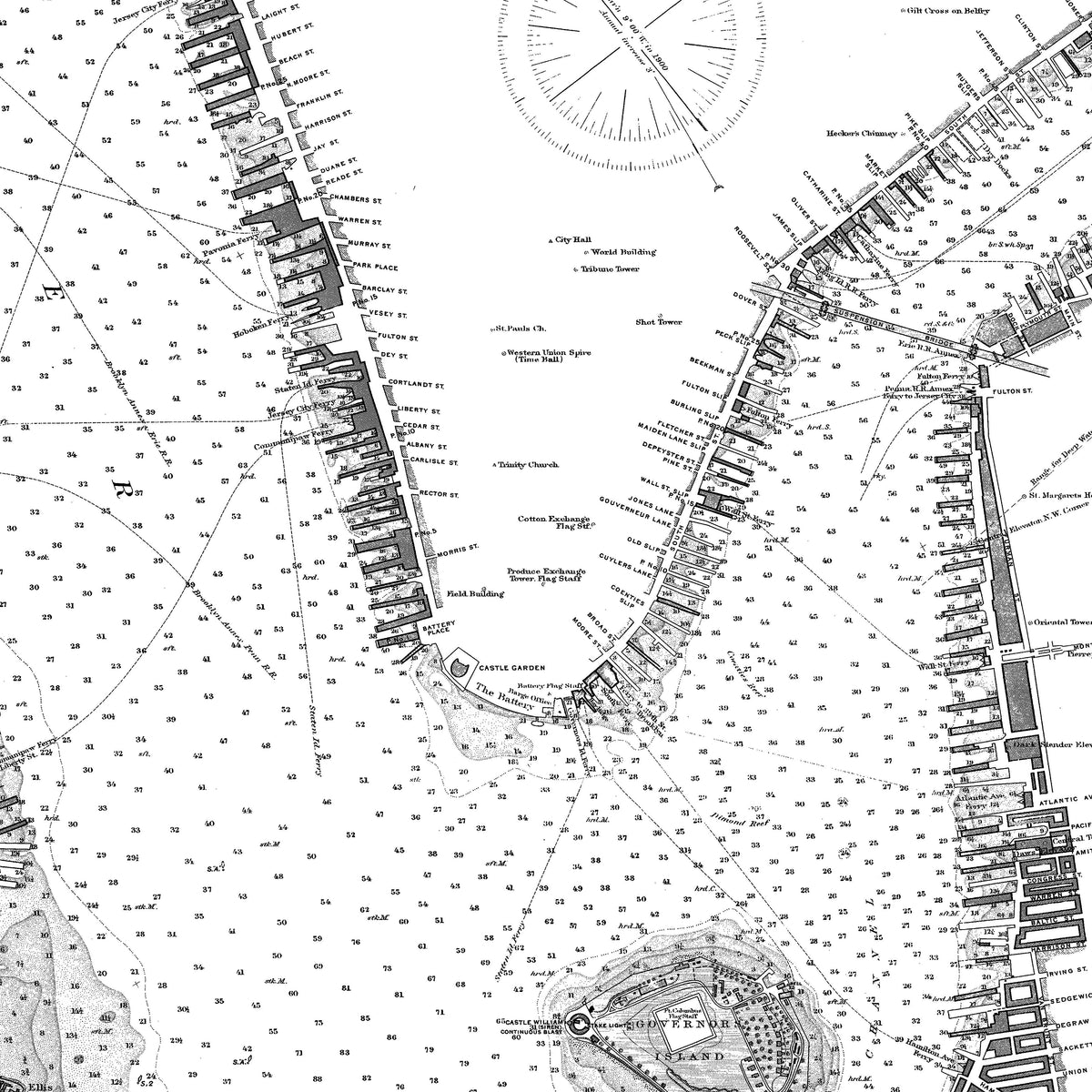 Hudson and East Rivers 1900