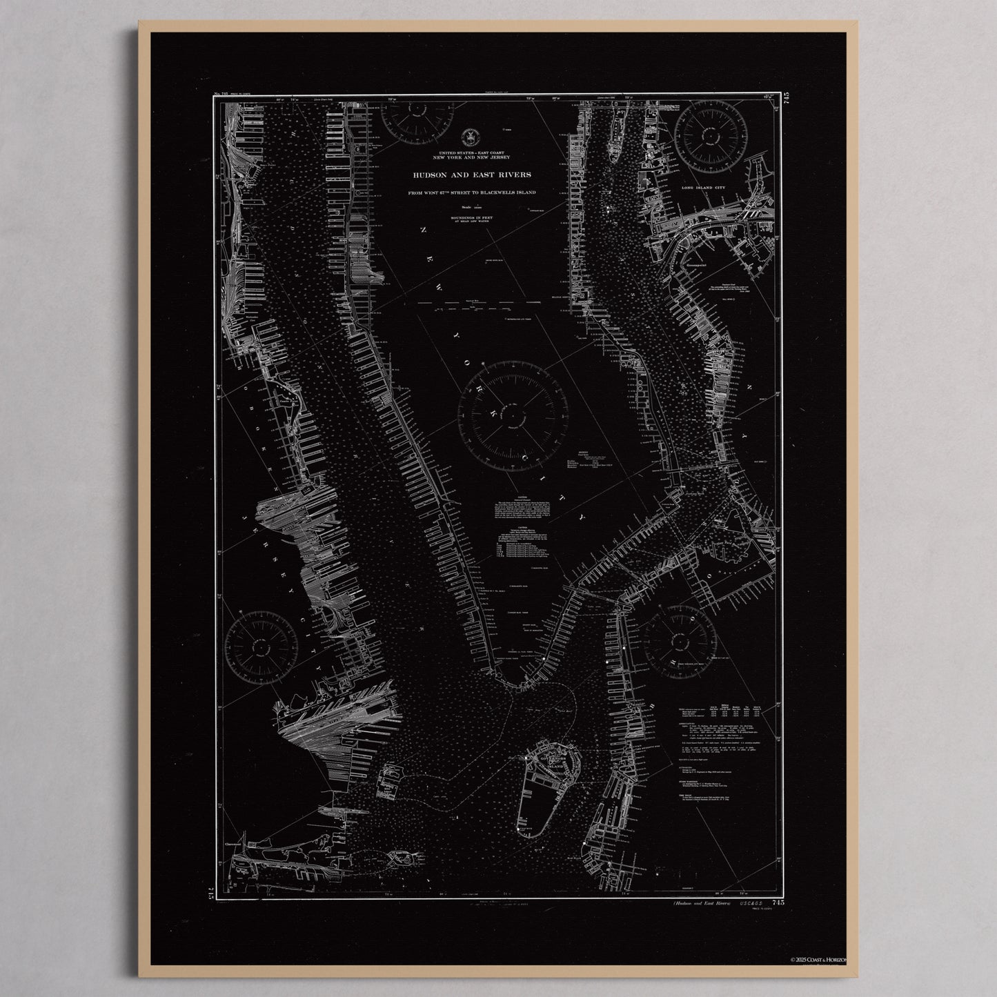 Hudson and East Rivers 1941
