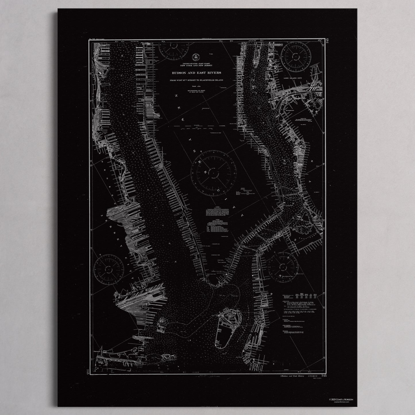 Hudson and East Rivers 1941