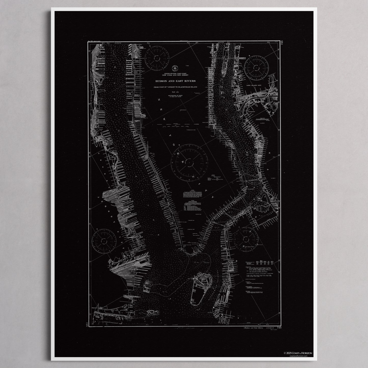 Hudson and East Rivers 1941