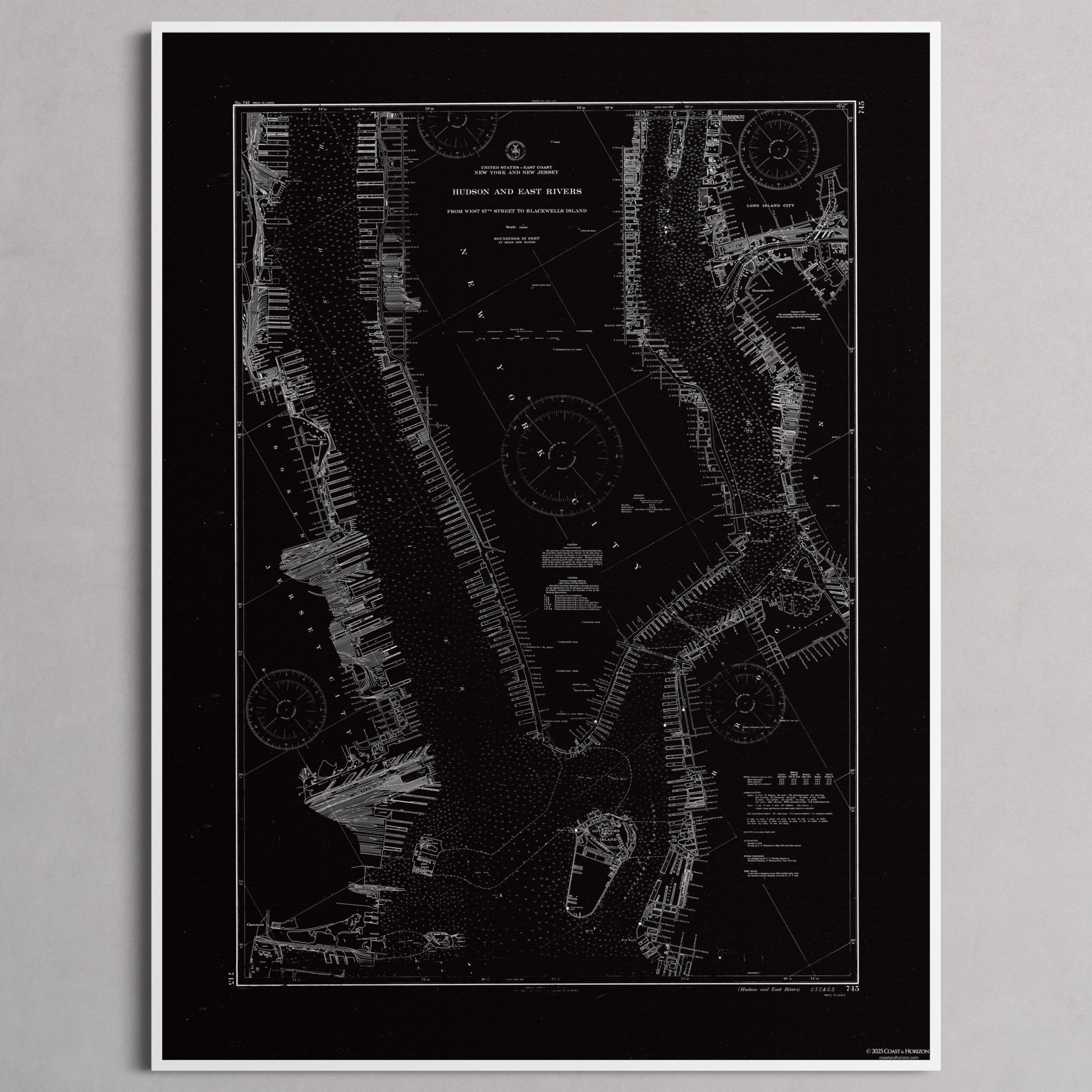 Hudson and East Rivers 1941