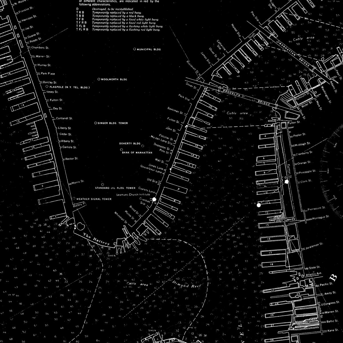 Hudson and East Rivers 1941
