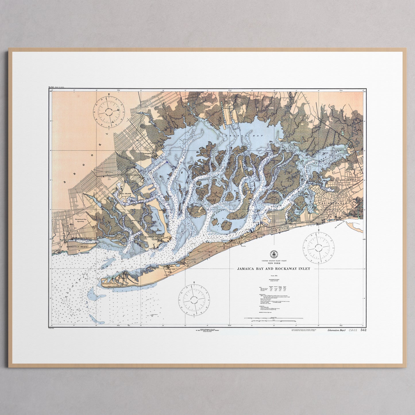 Jamaica Bay And Rockaway Inlet 1924