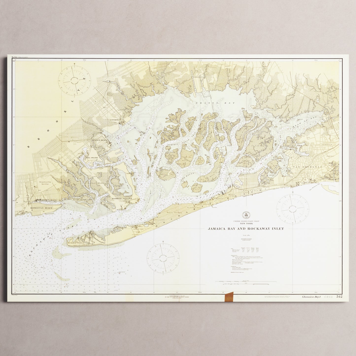 Jamaica Bay And Rockaway Inlet 1924