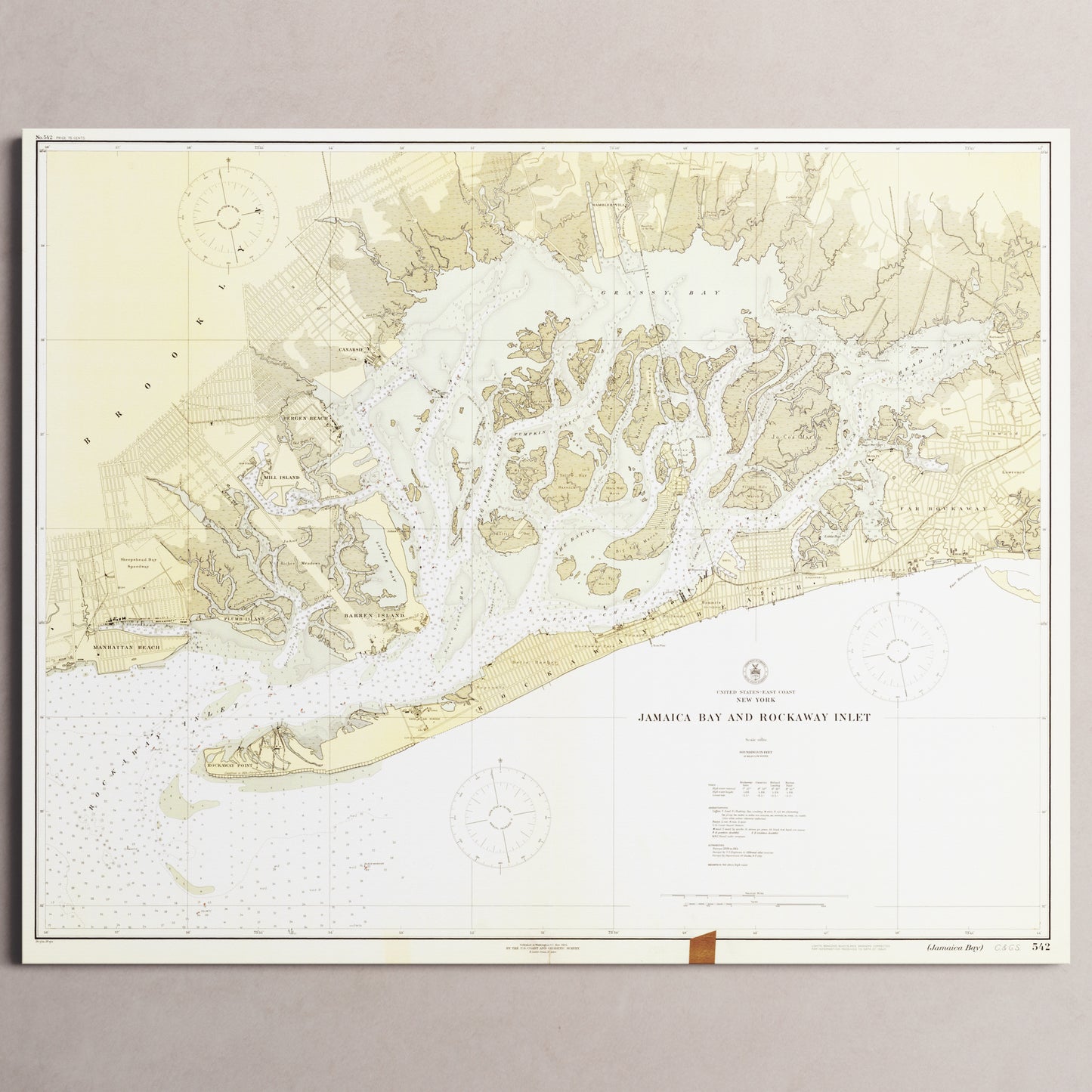 Jamaica Bay And Rockaway Inlet 1924