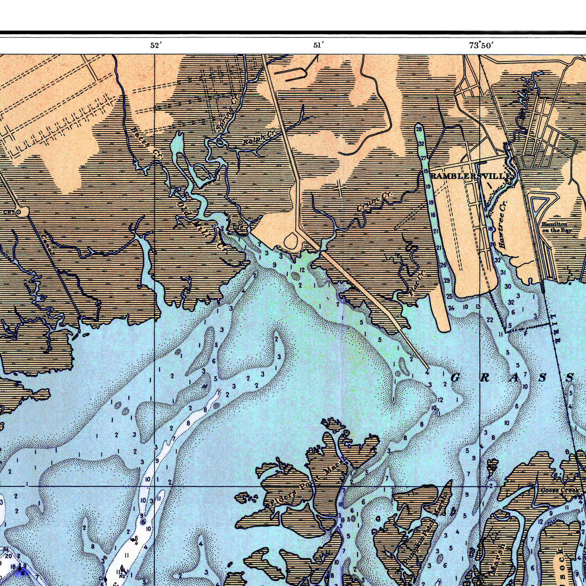 Jamaica Bay And Rockaway Inlet 1924