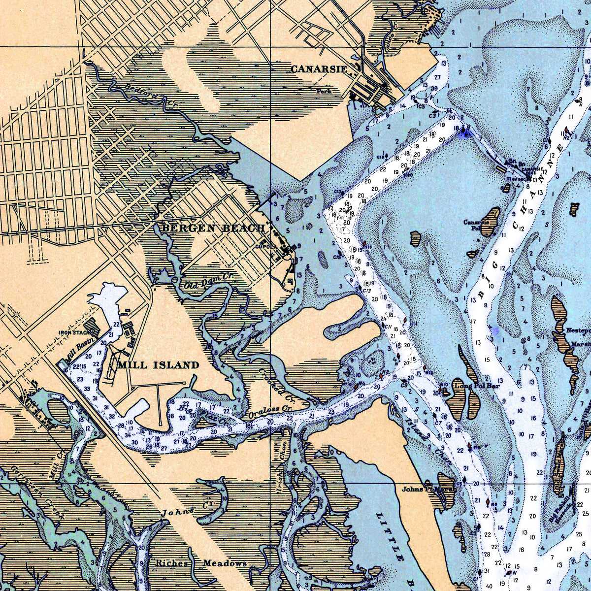 Jamaica Bay And Rockaway Inlet 1924