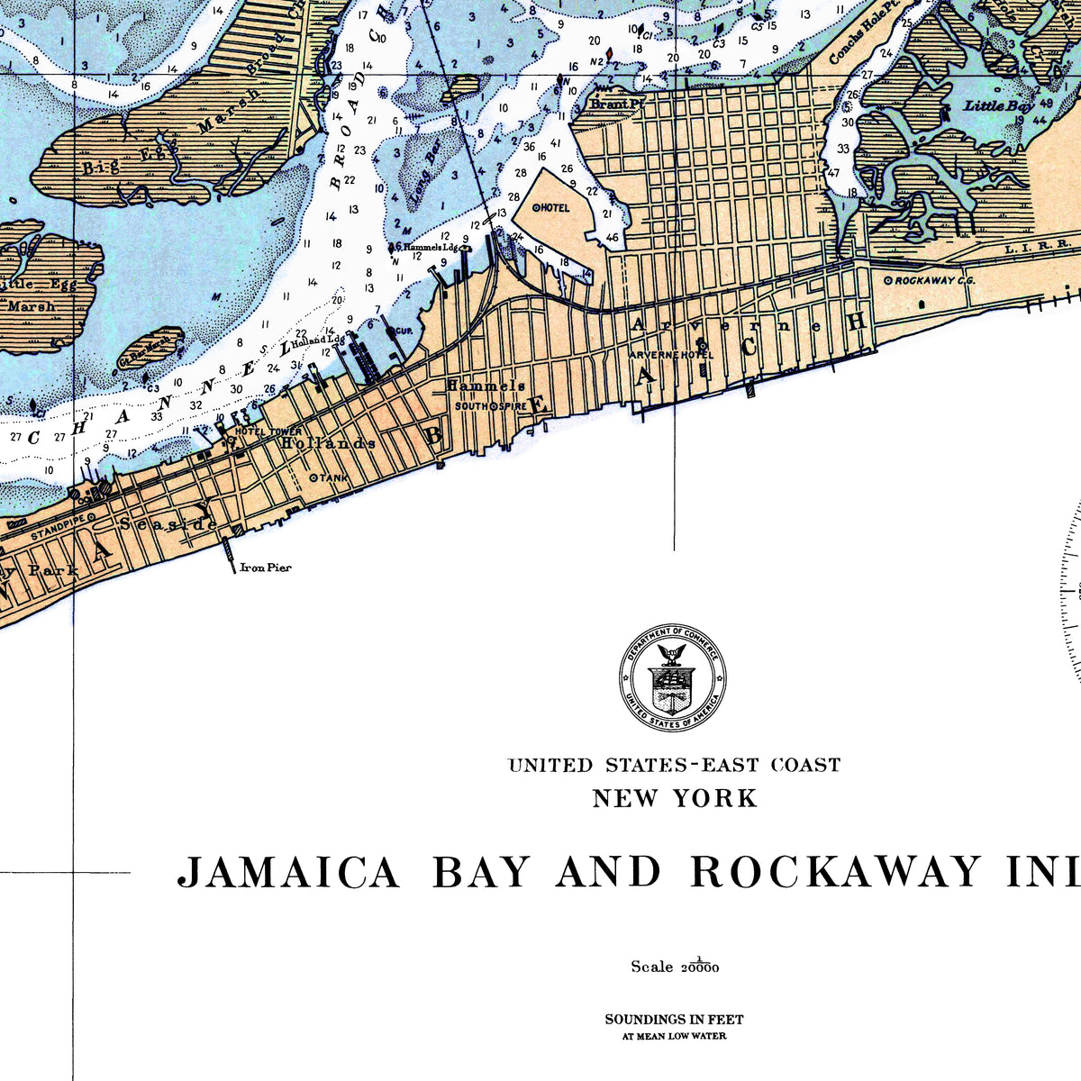 Jamaica Bay And Rockaway Inlet 1924