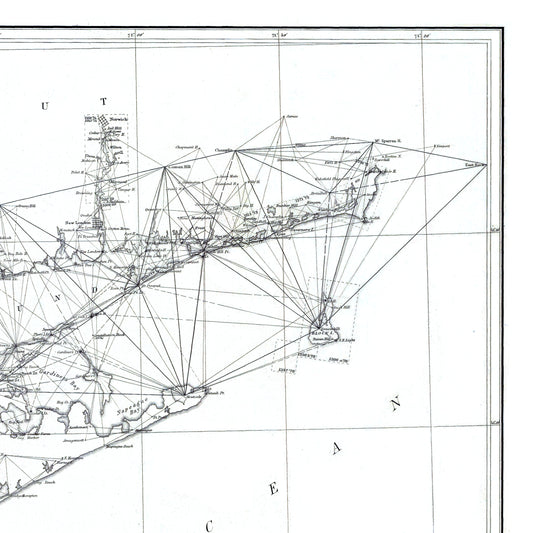 Long Island Sound Triangulation 1881