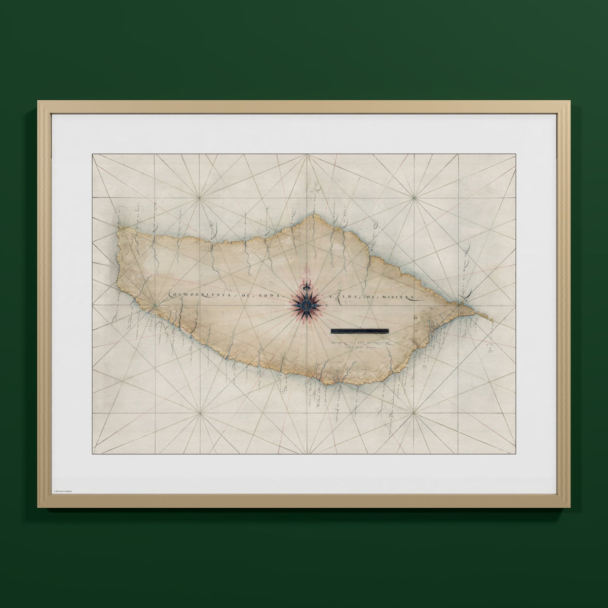 Madeira 1600 - L (60x80 cm / 24x32″) Natural Frame