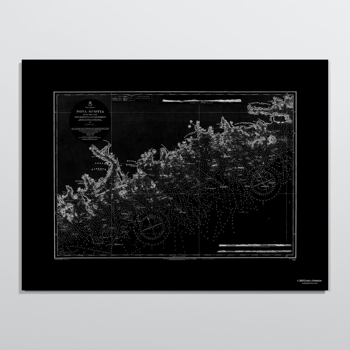 Nova Scotia 1857 - M (45x60 cm / 18x24″) Print Only