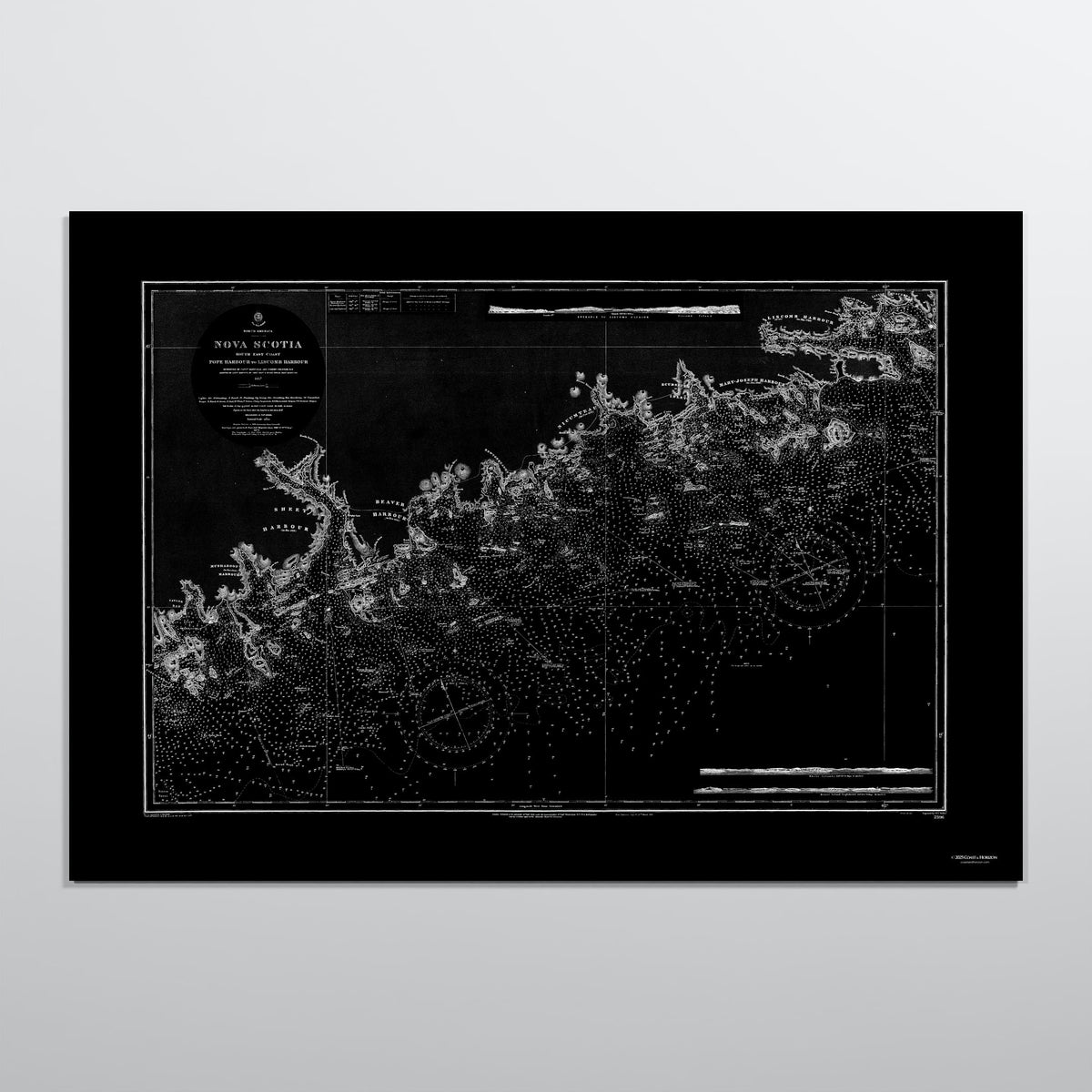 Nova Scotia 1857 - XL (70x100 cm / 28x40″) Print Only