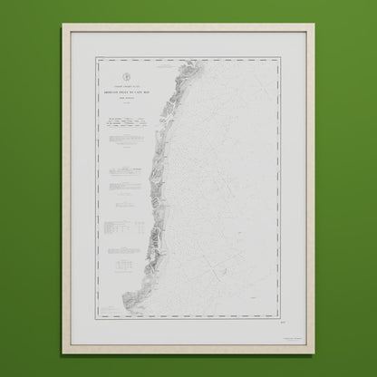Absecon Inlet To Cape May 1880 - undefined Print Only
