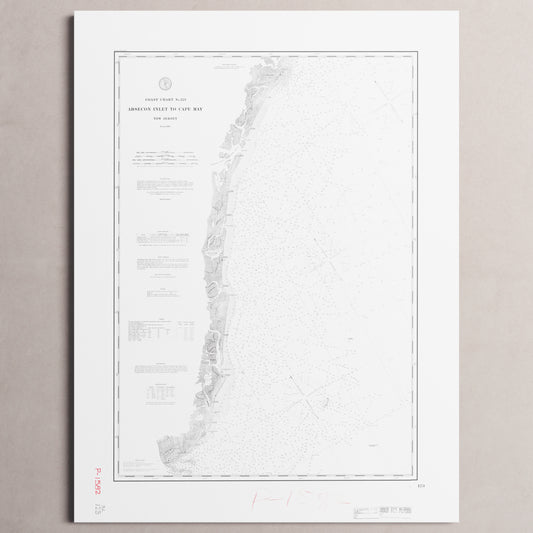 Absecon Inlet To Cape May 1880