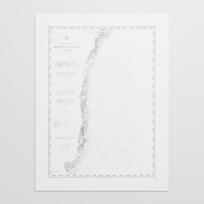 Absecon Inlet To Cape May 1880 - undefined Print Only