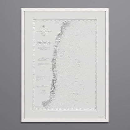 Absecon Inlet To Cape May 1880 - undefined Print Only