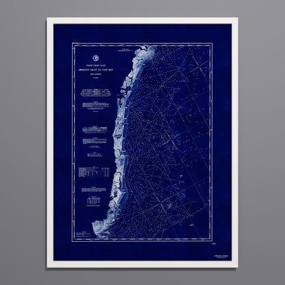 Absecon Inlet To Cape May INDIGO - undefined Print Only
