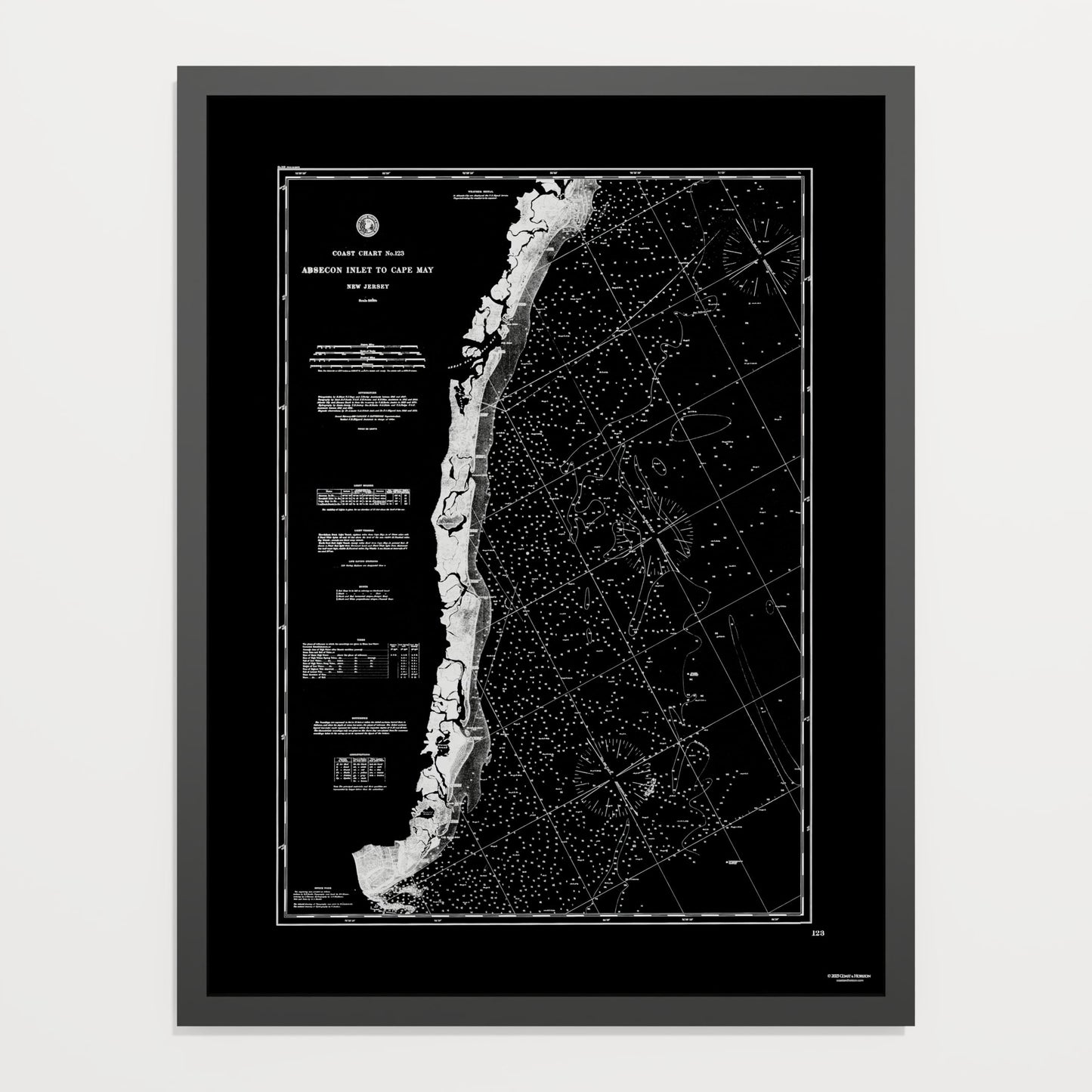Absecon Inlet To Cape May NOIR