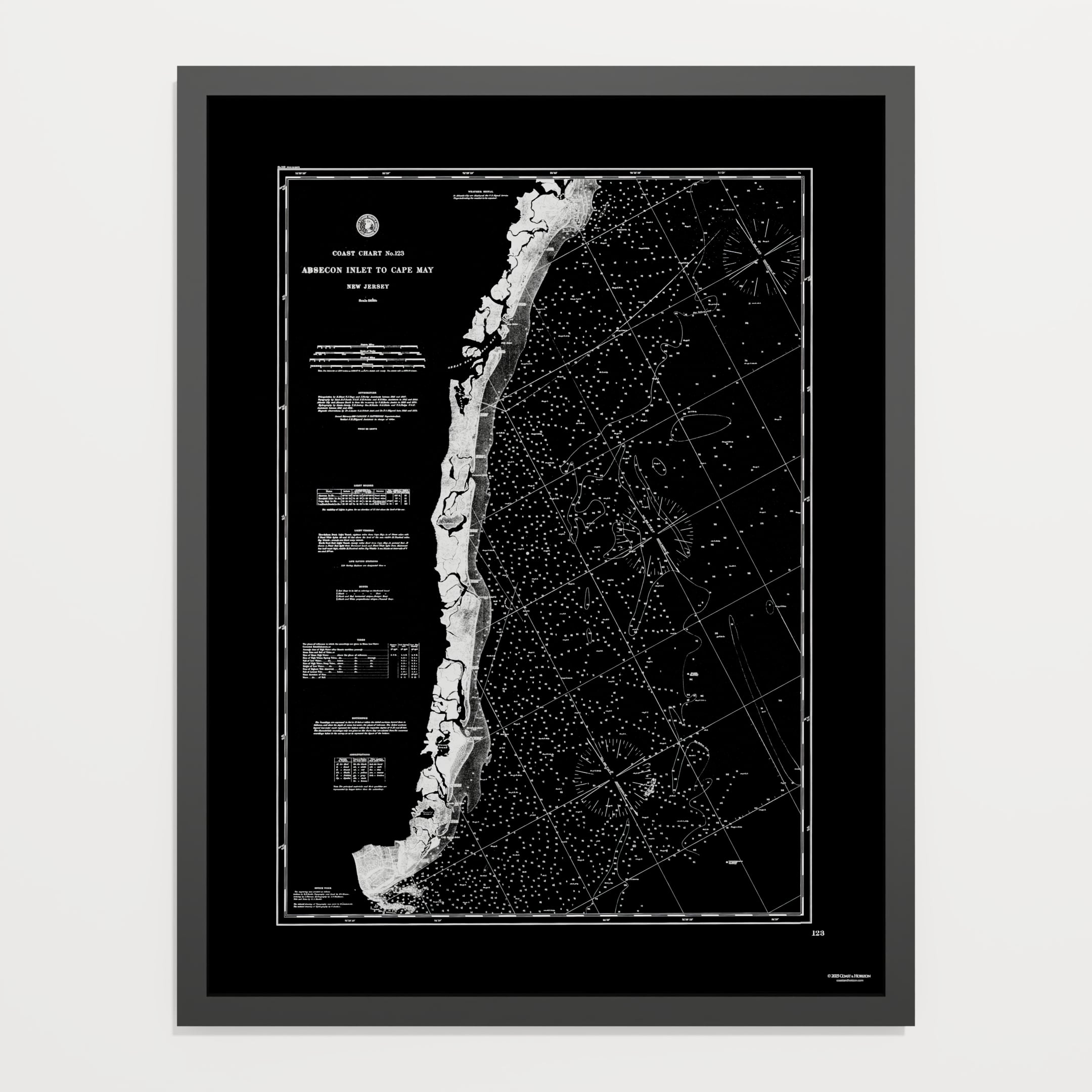Absecon Inlet To Cape May NOIR