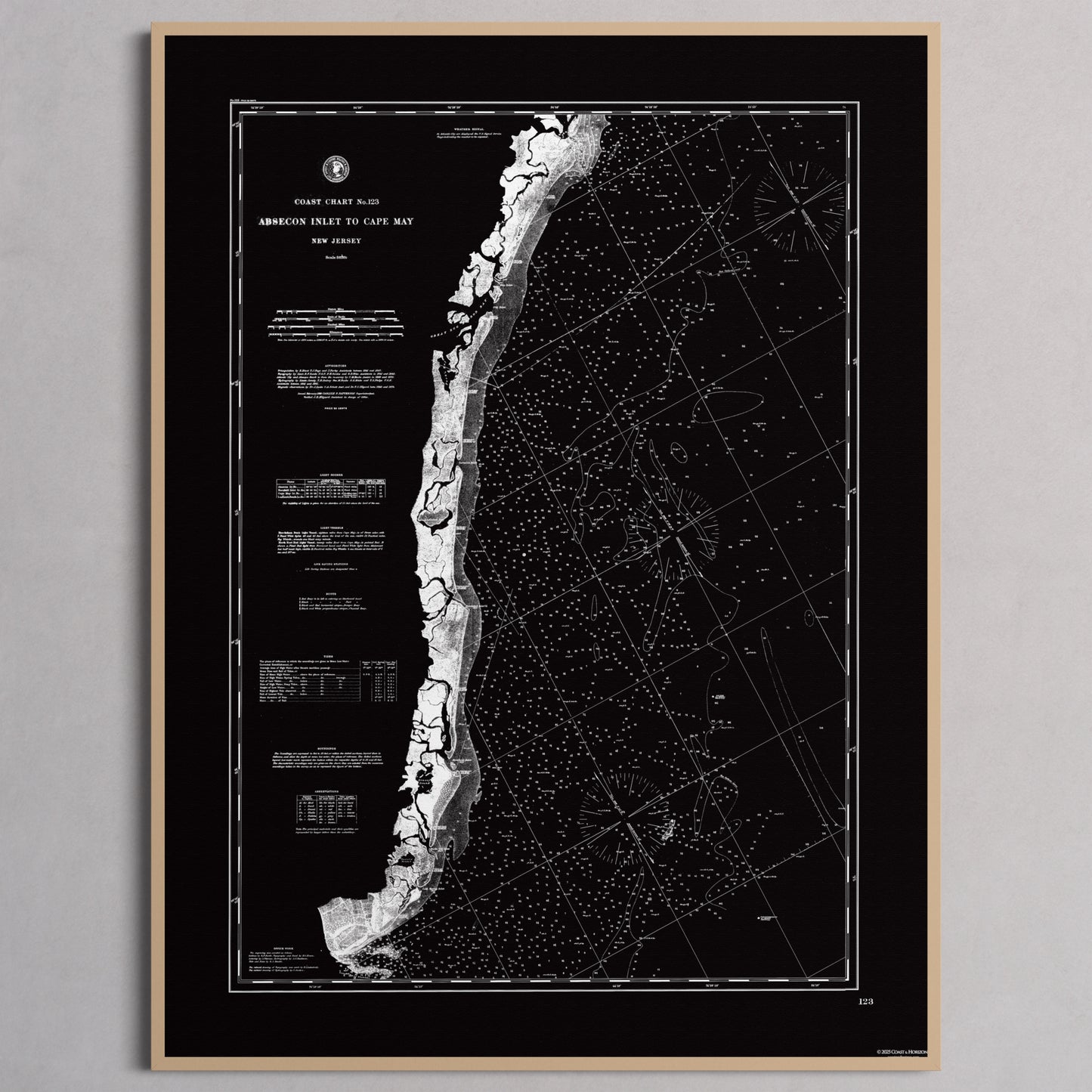 Absecon Inlet To Cape May NOIR
