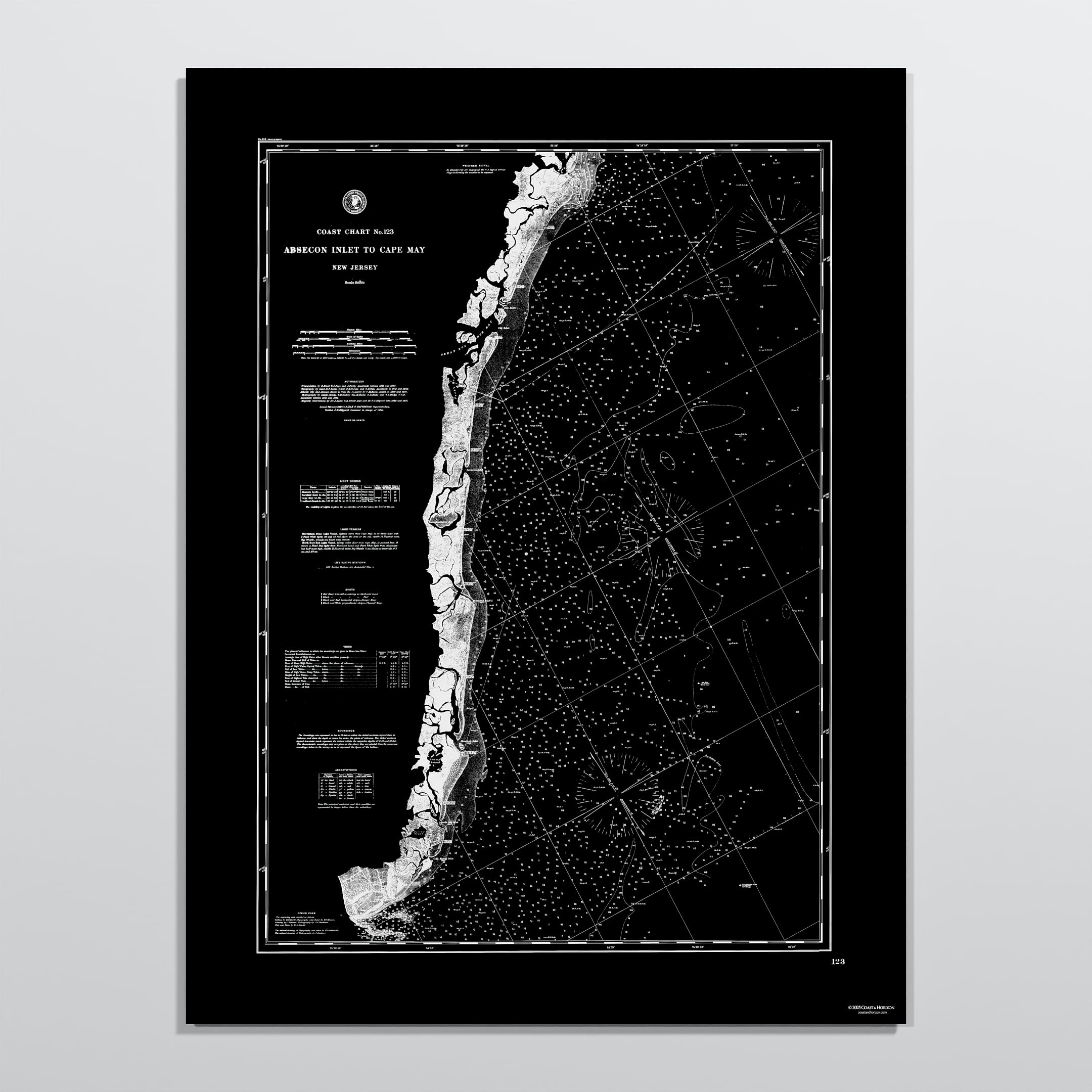 Absecon Inlet To Cape May NOIR