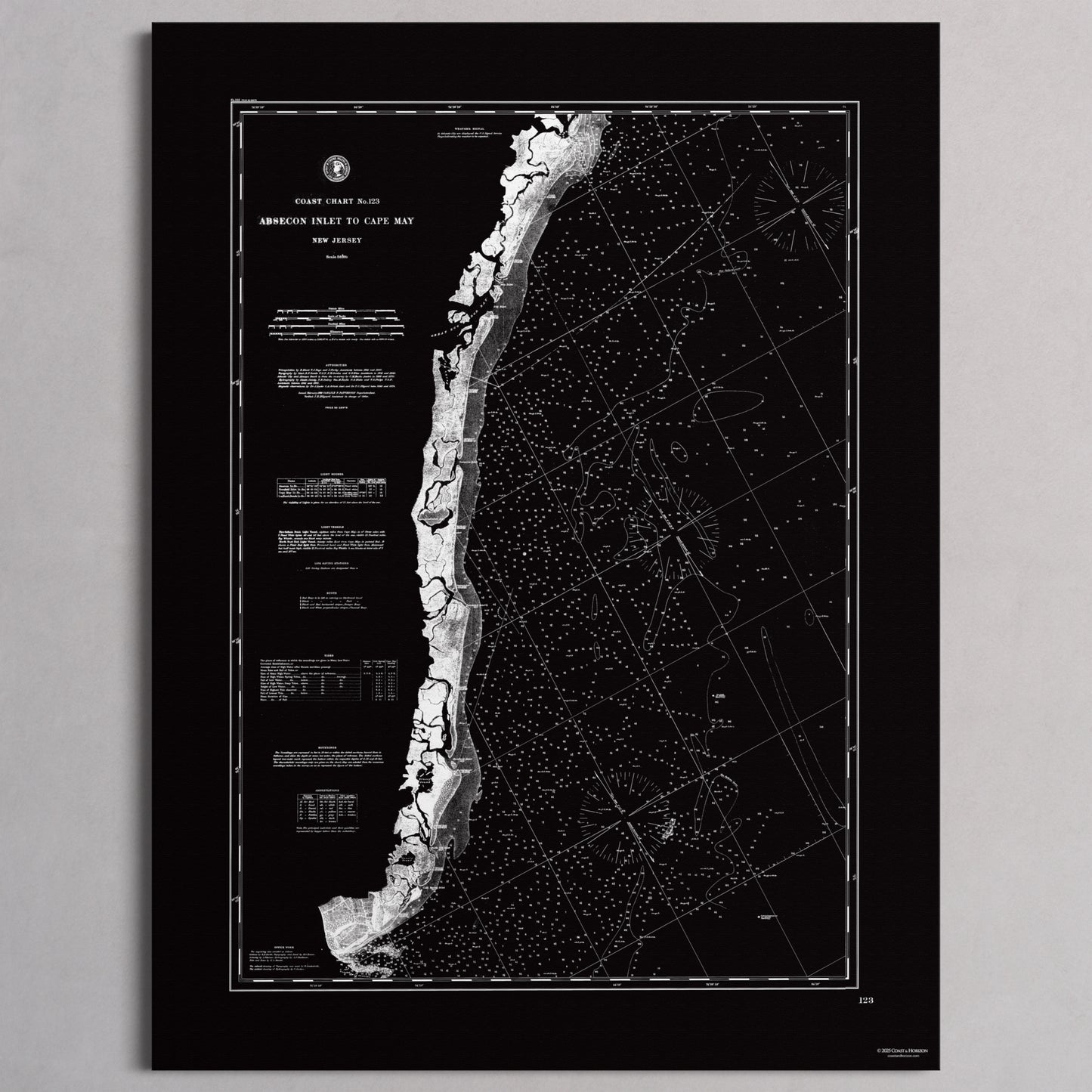 Absecon Inlet To Cape May NOIR