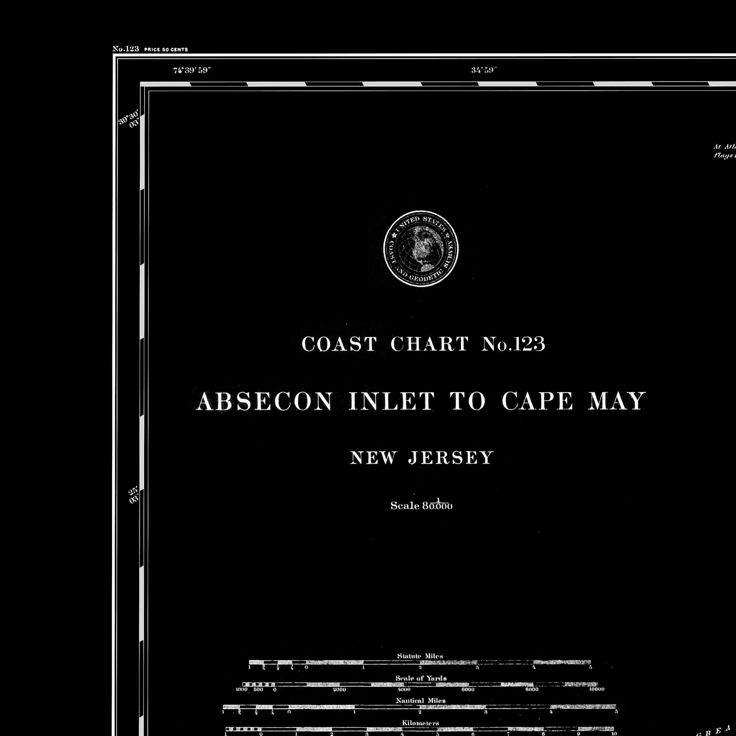 Absecon Inlet To Cape May NOIR