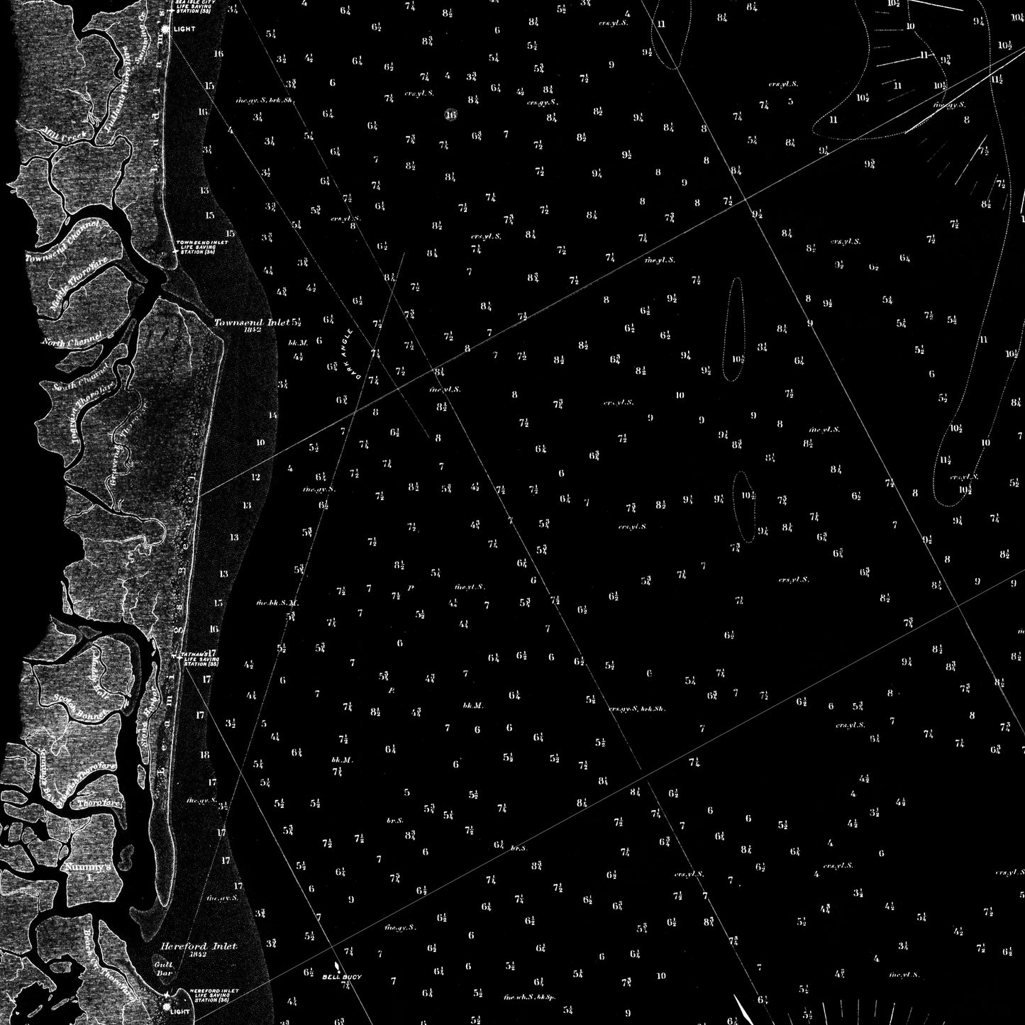 Absecon Inlet To Cape May NOIR