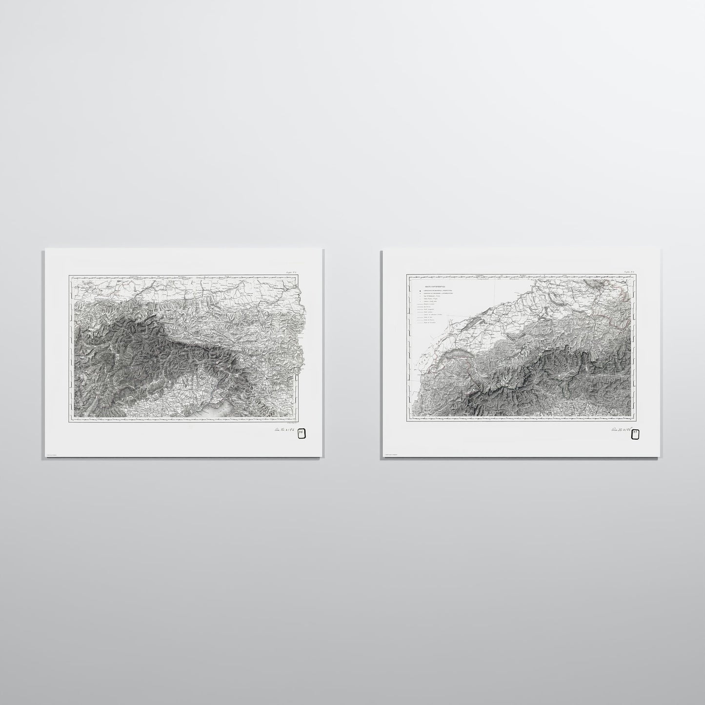 Alpi Italiano Diptych - M (45x60 cm / 18x24″) Print Only