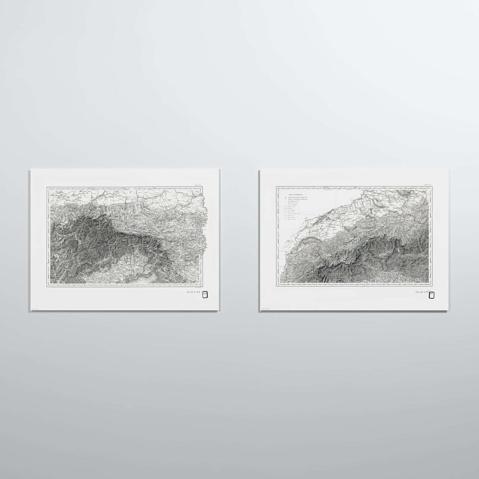 Alpi Italiano Diptych - M (45x60 cm / 18x24″) Print Only
