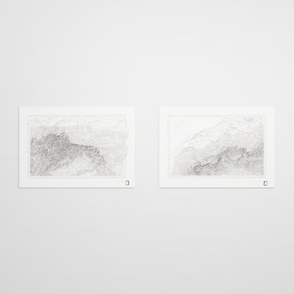 Alpi Italiano Diptych - 28x40h Print Only
