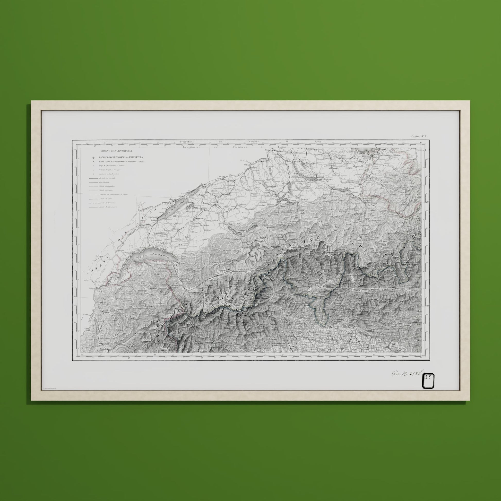 Alpi Italiano OVEST - undefined Print Only