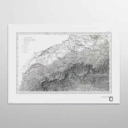 Alpi Italiano OVEST - XL (A0 (84.1 x 118.9 cm)) Print Only