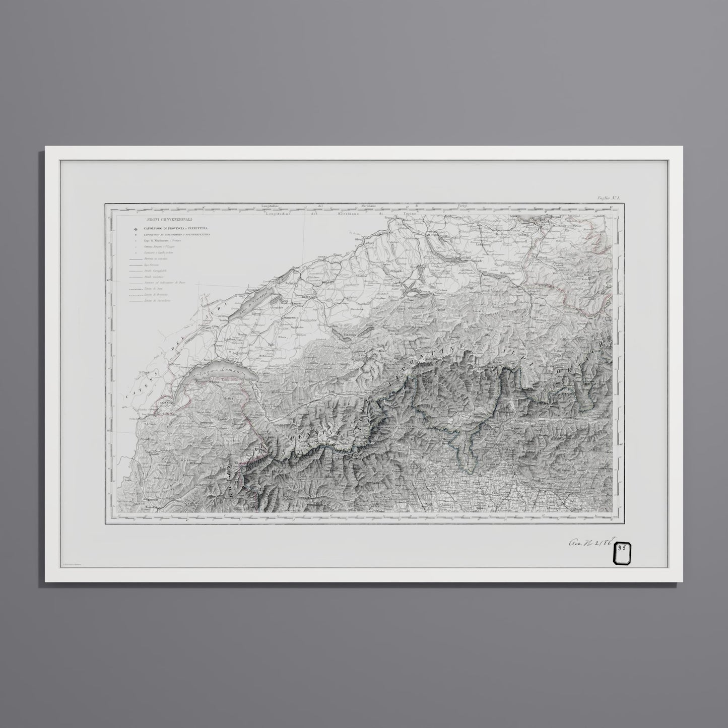 Alpi Italiano OVEST - undefined Print Only