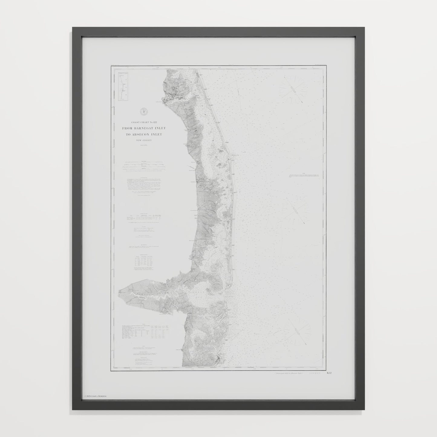 Barnegat Inlet To Absecon Inlet 1879 - undefined Print Only
