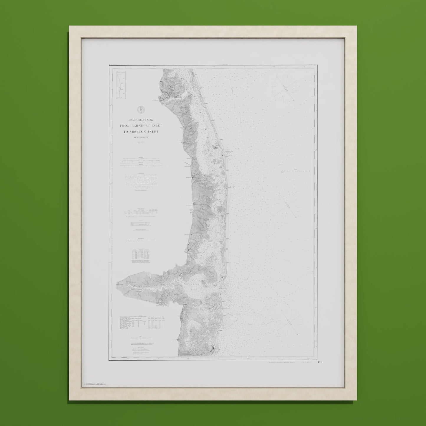 Barnegat Inlet To Absecon Inlet 1879 - undefined Print Only