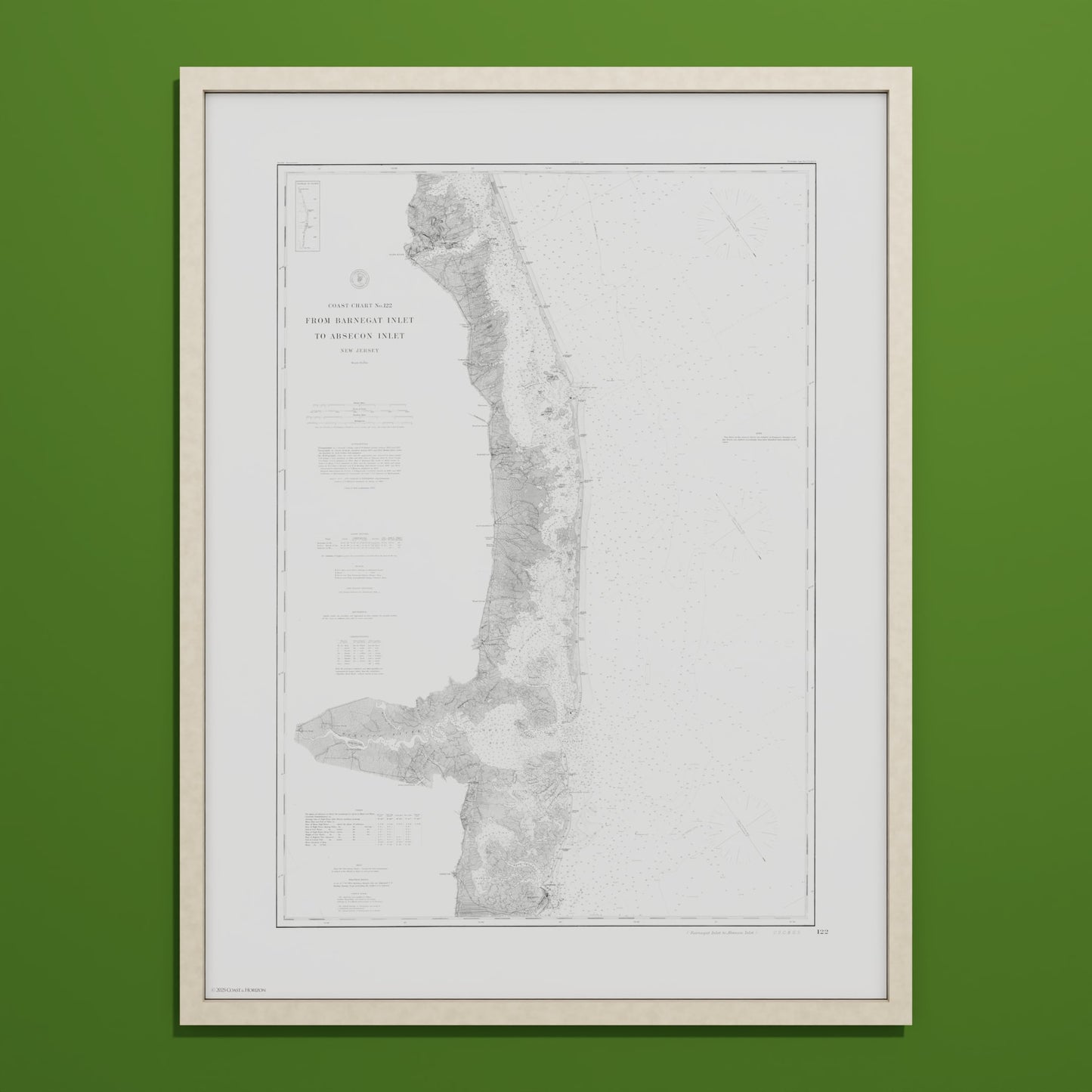 Barnegat Inlet To Absecon Inlet 1879 - undefined Print Only