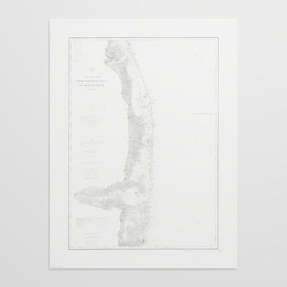 Barnegat Inlet To Absecon Inlet 1879 - undefined Print Only