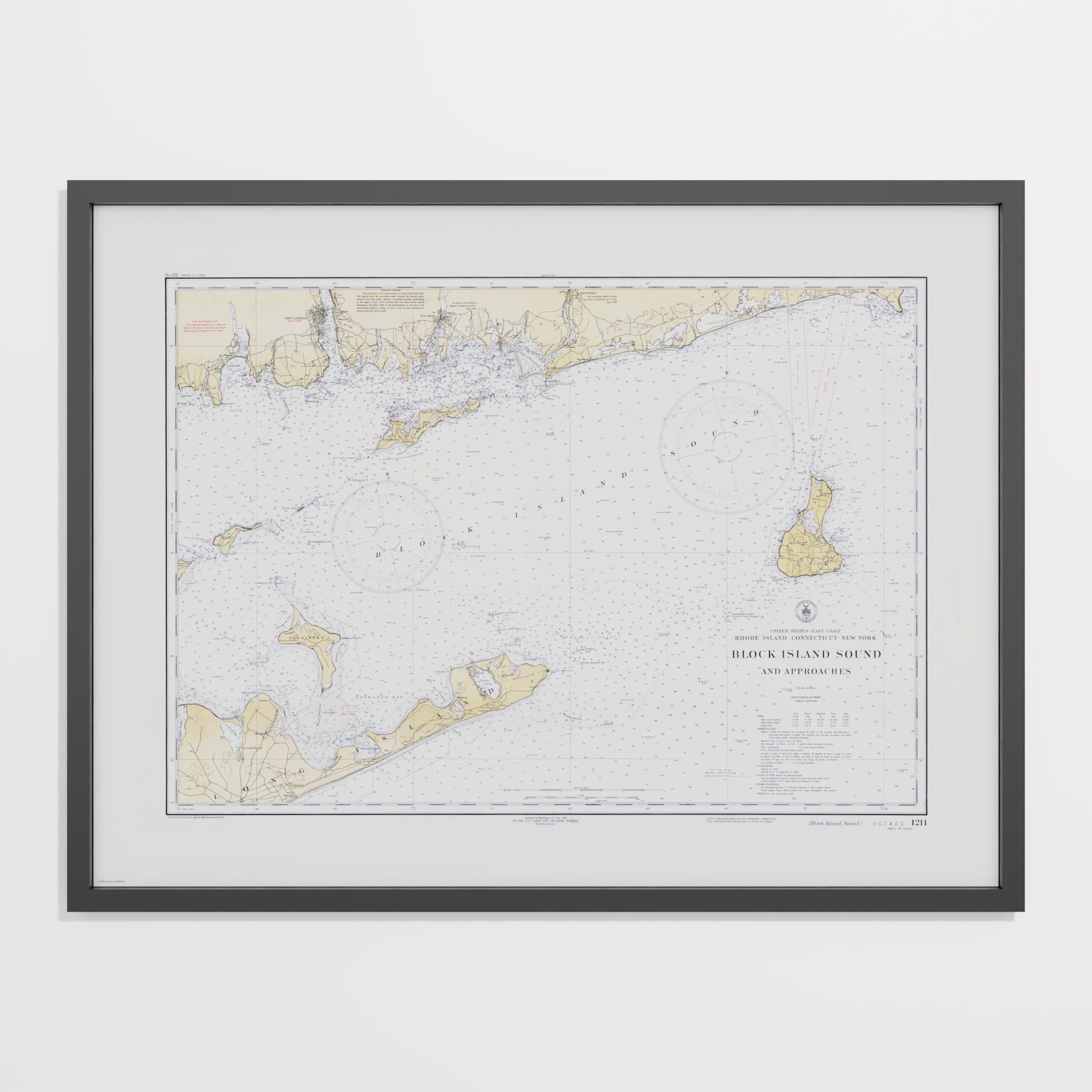 Block Island Sound and Approaches 1934