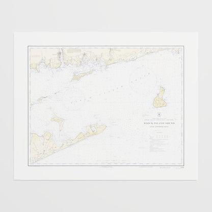Block Island Sound and Approaches 1934 - S (40x50 cm / 16x20″) Print Only
