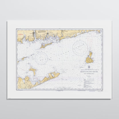 Block Island Sound and Approaches 1934 - M (45x60 cm / 18x24″) Print Only